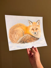 Load image into Gallery viewer, Limited Edition Print: Quiet Fox in the Snow (preorder)