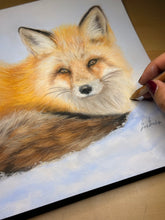 Load image into Gallery viewer, Limited Edition Print: Quiet Fox in the Snow (preorder)
