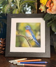 Load image into Gallery viewer, bluebird painting
