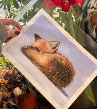 Load image into Gallery viewer, limited edition fine art print of a red fox
